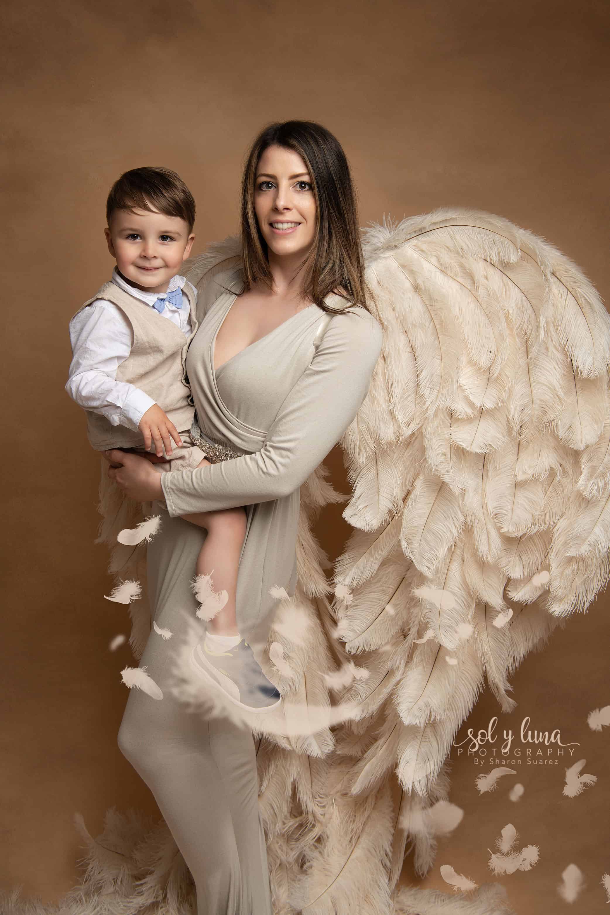 Mama und Ich Mini-Fotoshooting Engelsflügel Solothurn, Bern, Aargau